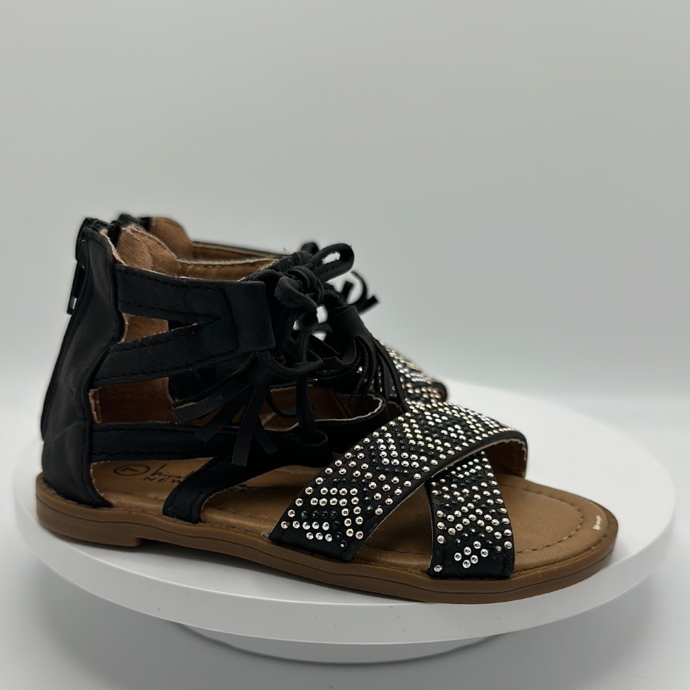 NICOLE MILLER NY Toddler Girls’ Gladiator Sandals, Size 7, EUC